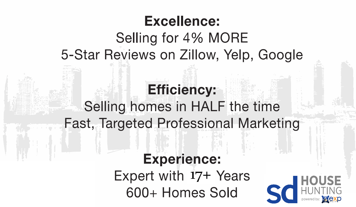 San Diego House Hunting: Excellence, Efficiency, Experience